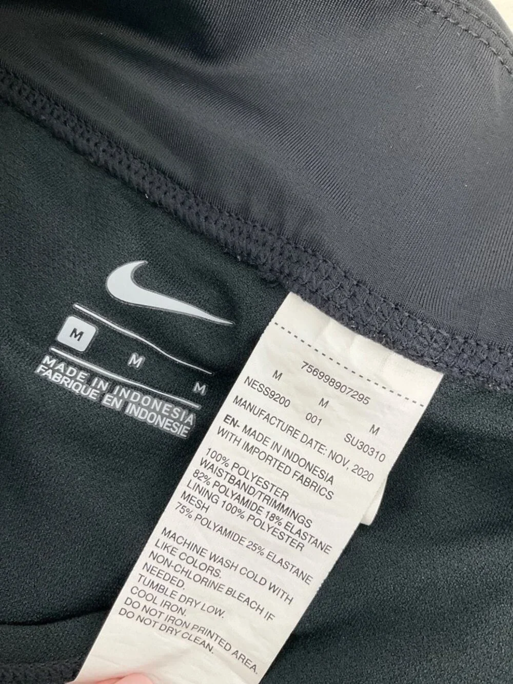 Nike size Medium Women's swim/run shorts attached panty Black - Picture 5 of 6